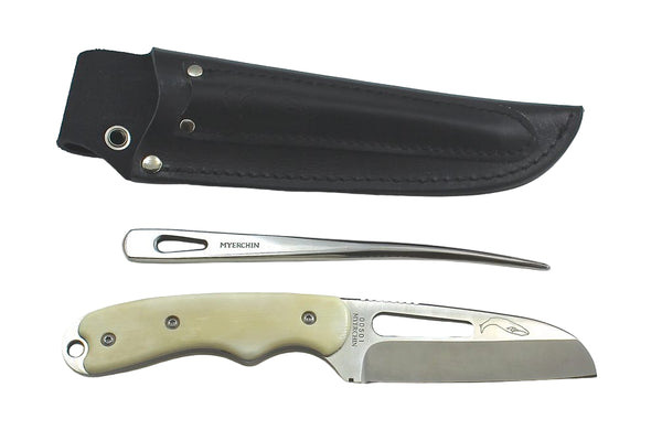 A100 Offshore Knife System – Fixed Blade, Marlinspike & Leather Sheath