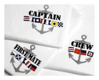 Flag T-Shirts for Captain, First Mate and Crew