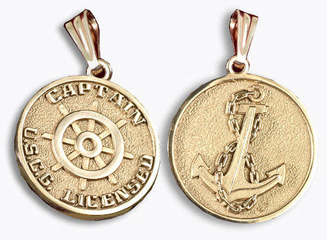 14k Gold Mariner's Medallion