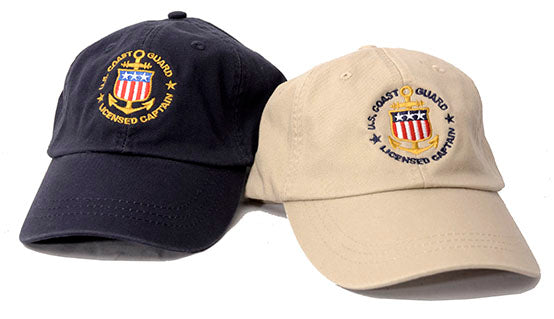 USCG Licensed Captain Hats