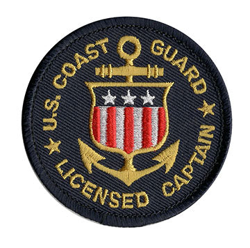 United States Coast Guard Licensed Captain Patch