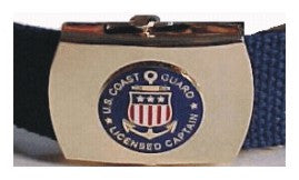 Web Belt with USCG Licensed Captain Logo