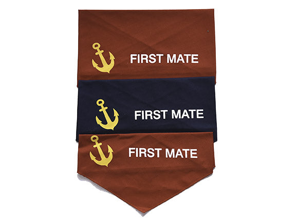 Dog Bandana - First Mate (CLEARANCE SALE ITEM!)
