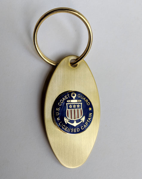 USCG Licensed Captain Keychain